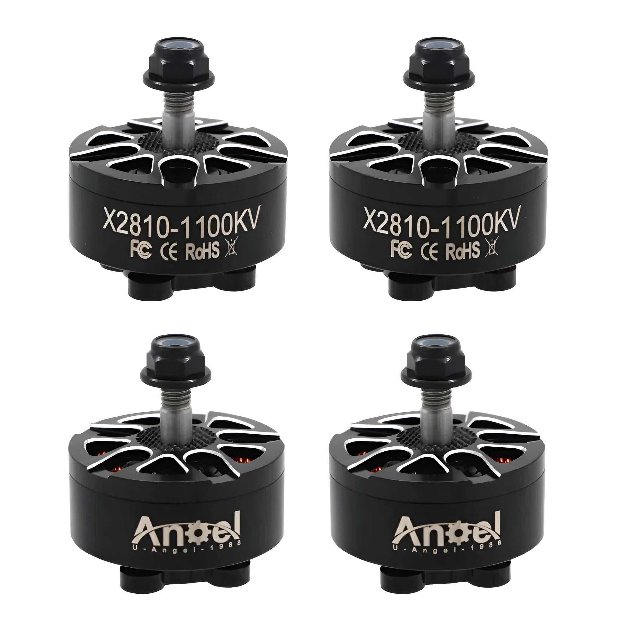 Brushless electric motor for flight models with metal housing and three KV rating options