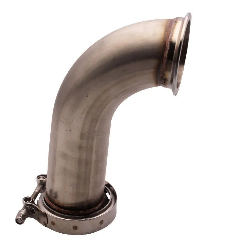 Stainless steel V-clamp downpipe plumbing replacement part
