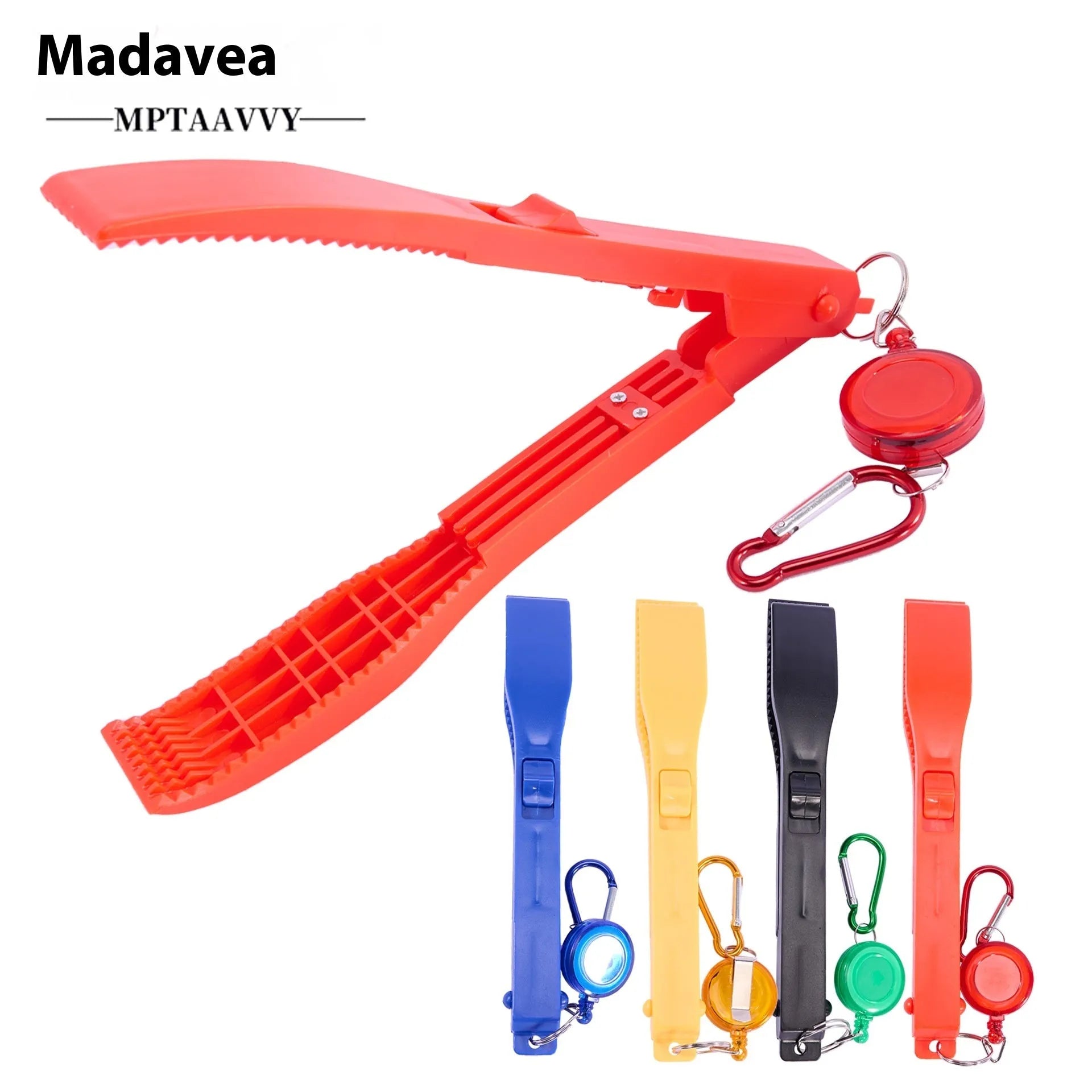 Plastic fish control clip outdoor portable without pull ring random colour