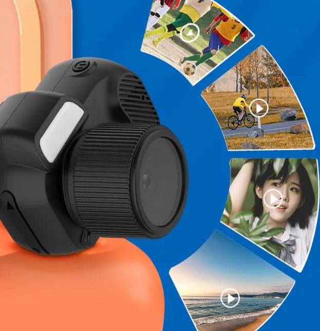 Black Y3000 HD outdoor sports camera with small screen, compact rectangular body.