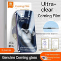 Tempered glass screen protector for iPhone 15 series, dust-free, anti-fingerprint, full coverage