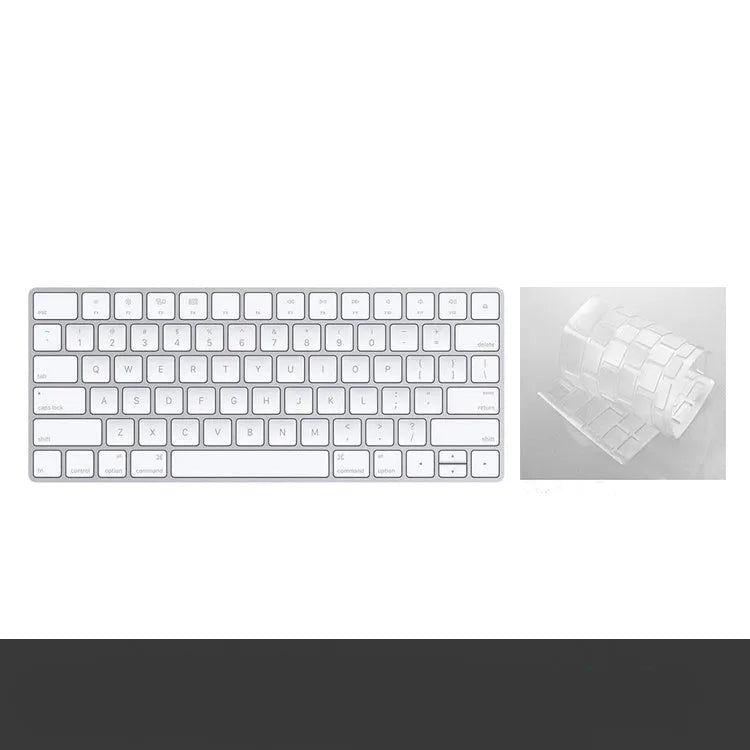 Brand new white Apple Bluetooth G6 wireless keyboard with multimedia keys in metal box.