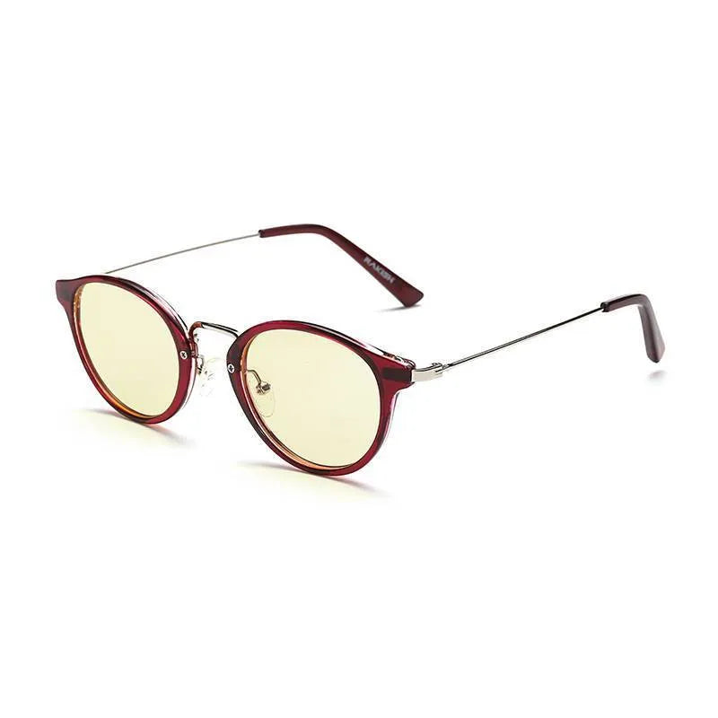 PC anti-blue light literary glasses frame in full-frame design with four colour options