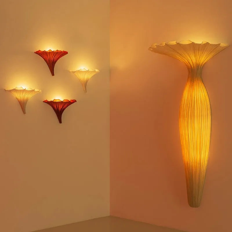 A pair of simple modern aisle bar lamps with D320mm by H230mm dimensions and customisable light colours on a bar counter