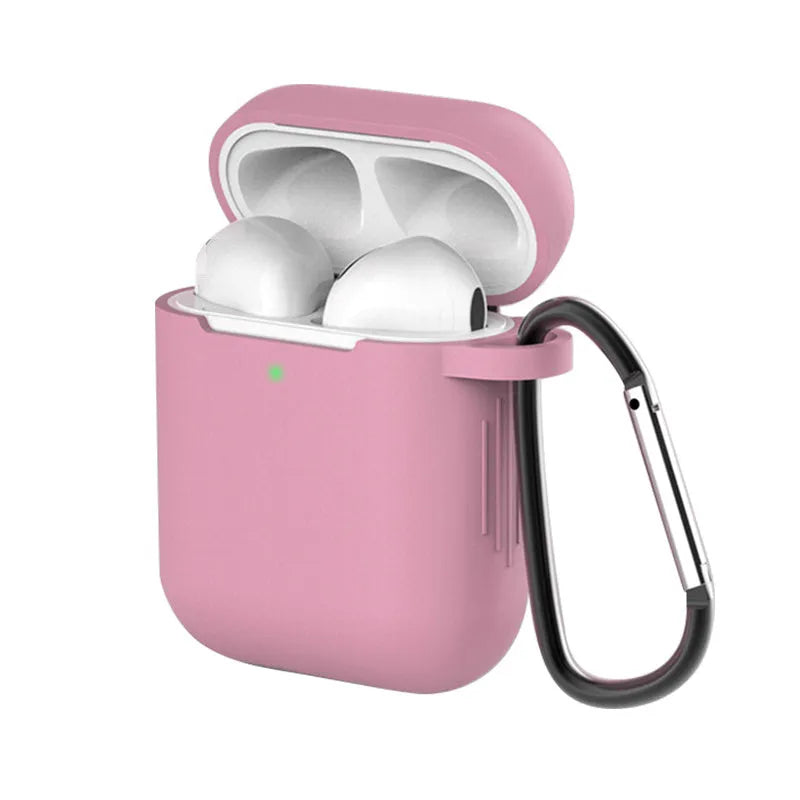 Silicone protective cover for Apple AirPods 1st and 2nd generation in various colours