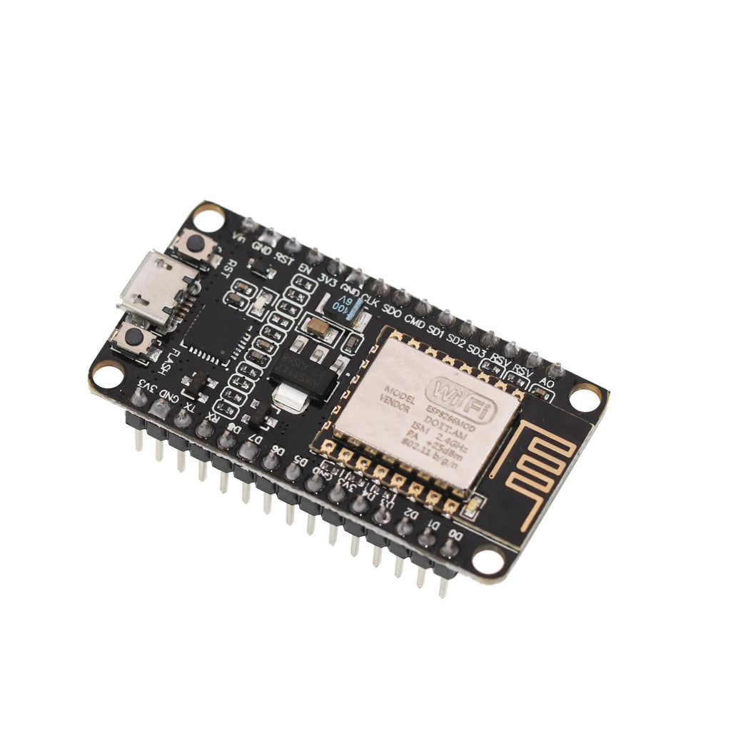 NodeMCU Lua WiFi development board with ESP8266 module and CH340G USB interface