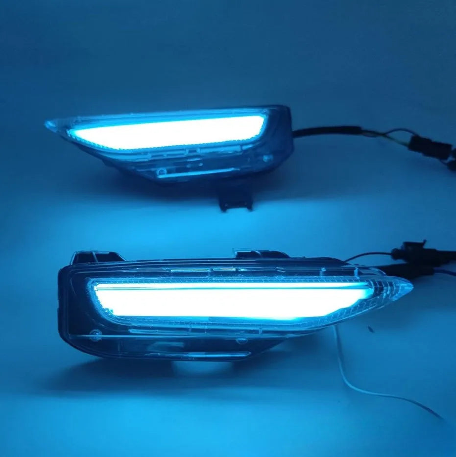 Infiniti Q50 Q70 front bumper LED daytime running light and turn signal assembly