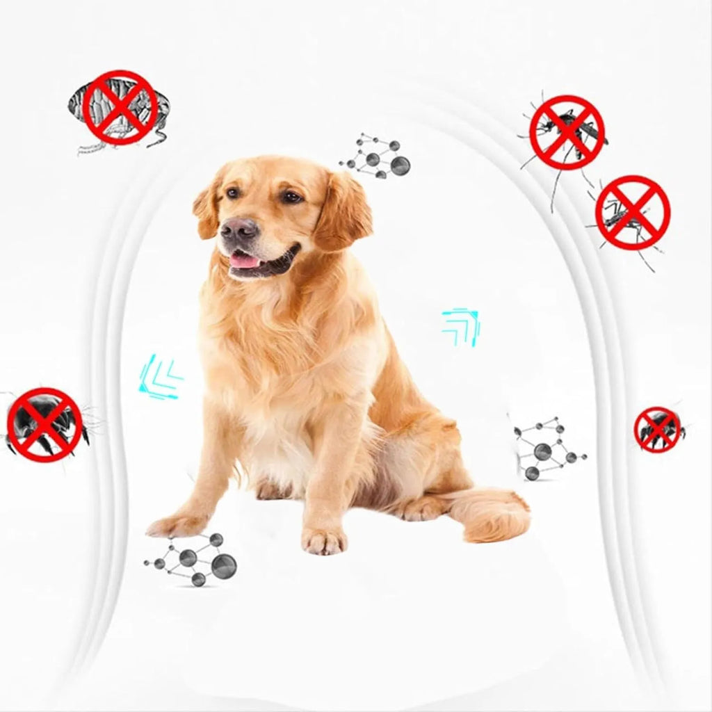 Double-sided plastic flea comb for pet grooming with fine teeth and 5cm length