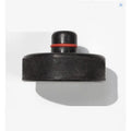Tesla Model 3 jack rubber pad in space aluminium and PVC with rubber ring pattern for chassis protection