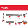 WORX WX240 3.6V cordless electric screwdriver in handheld design with variable speed trigger