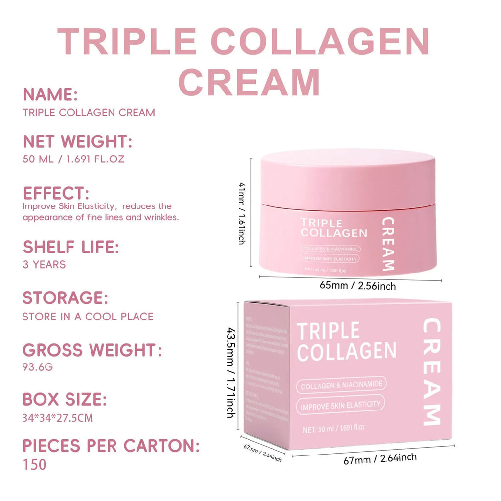 Triple collagen egg white icing cream 50ml neutral package