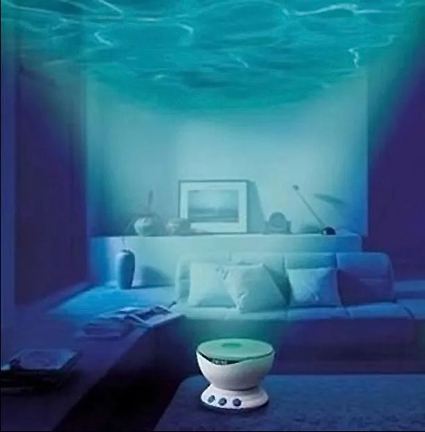 Blue ocean lamp projection unit with DLP correction for children's puzzle activities