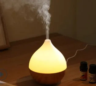 Asakusa wood grain finish 100ml USB aroma diffuser with vase shape for home aromatherapy