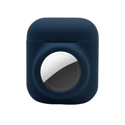 Silicone flip cover case for Apple AirTag in multiple colour options.