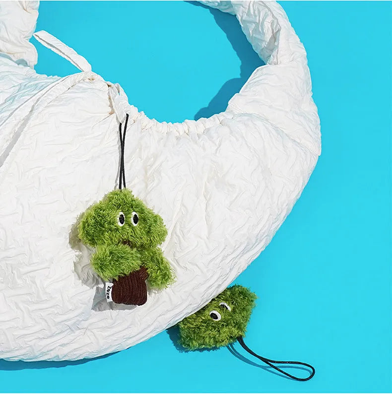 Pine tree cat mint toy bag pendant in three sizes for cat biting and grinding play