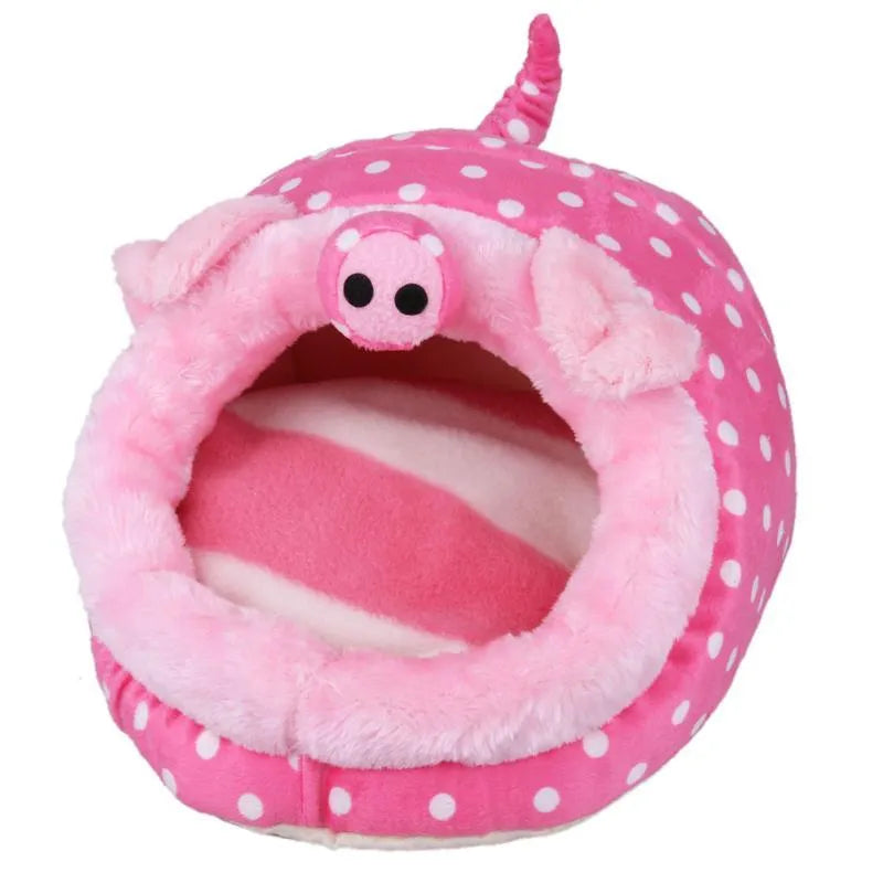 Warm removable washable cotton small pet nest in L size with 3D PP cotton filling