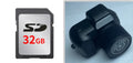 Black Y3000 HD outdoor sports camera with small screen, compact rectangular body.