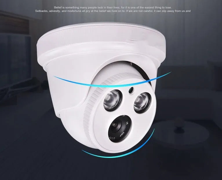BST-103P dome surveillance camera with 3.6mm lens, 800K pixel infrared night vision, ABS housing, BNC interface