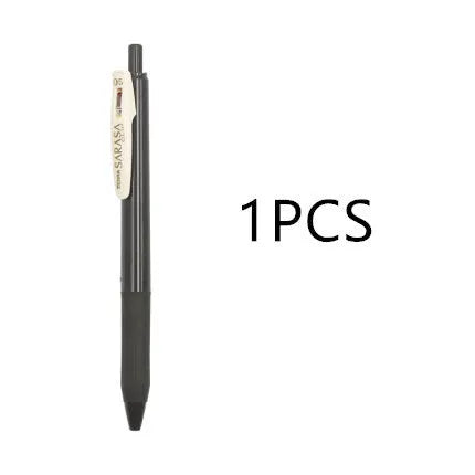 0.5mm bullet press water pen in retro colour options with refillable gel ink cartridge