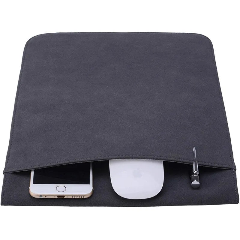 Neoprene notebook case for 11-12 inch laptop in Dark Gray with 6mm thickness