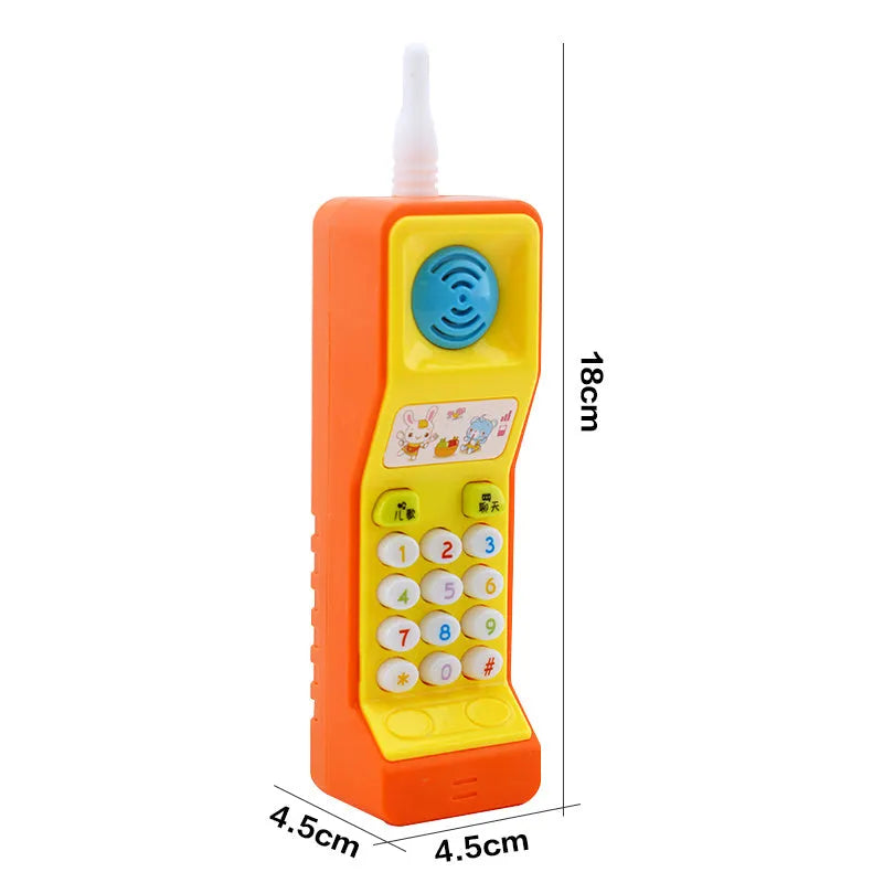 Colourful cartoon animal electric toy with sound and light features for children