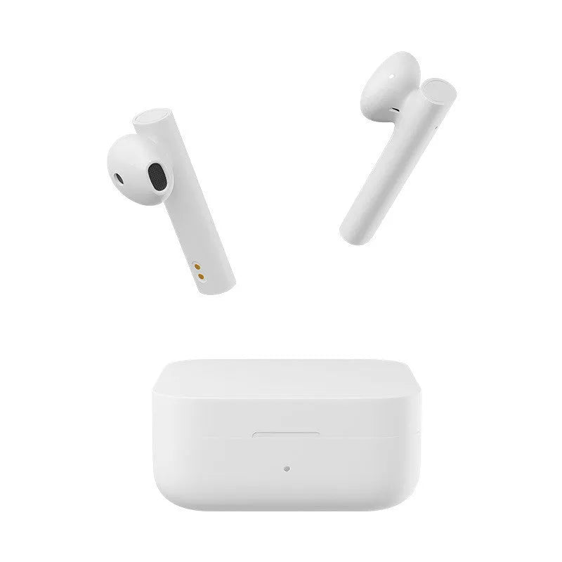 White Bluetooth headset Air2SE wireless earbuds in charging box with Type-C port