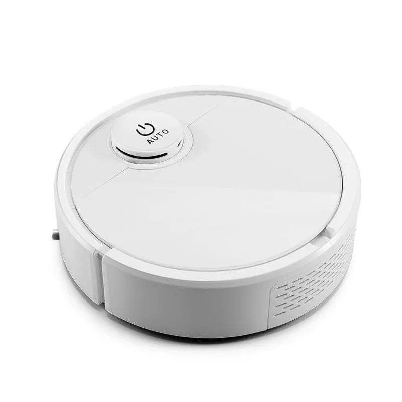 Automatic sweeping robot with ABS plastic housing measuring 28cm square for floor cleaning