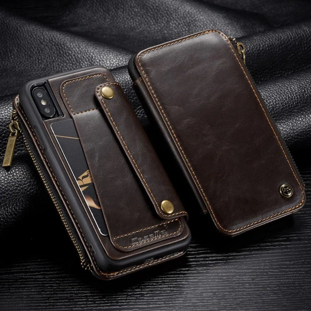 Samsung Galaxy Note9 flip phone case in PU leather with anti-scratch protection