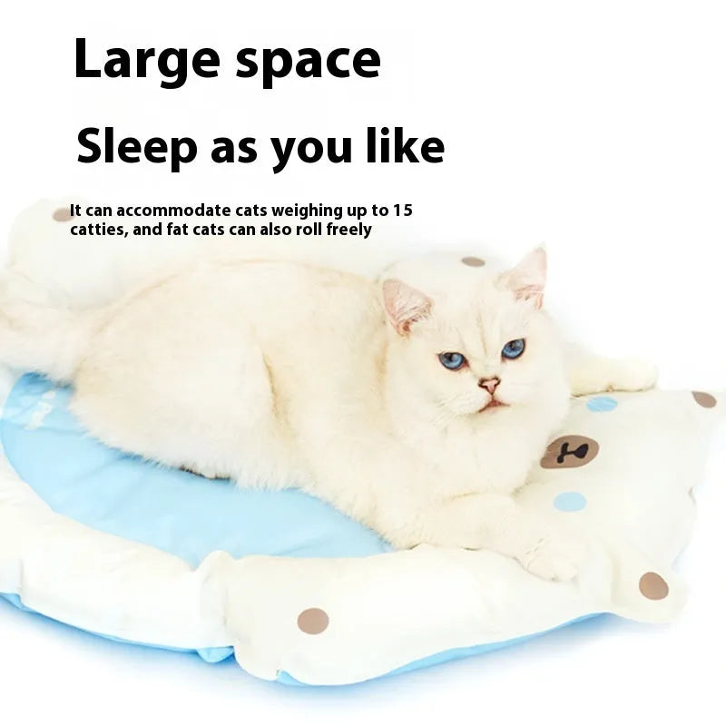 Plastic cat cooling mat, 62x50x8cm, for pet bed or cage use