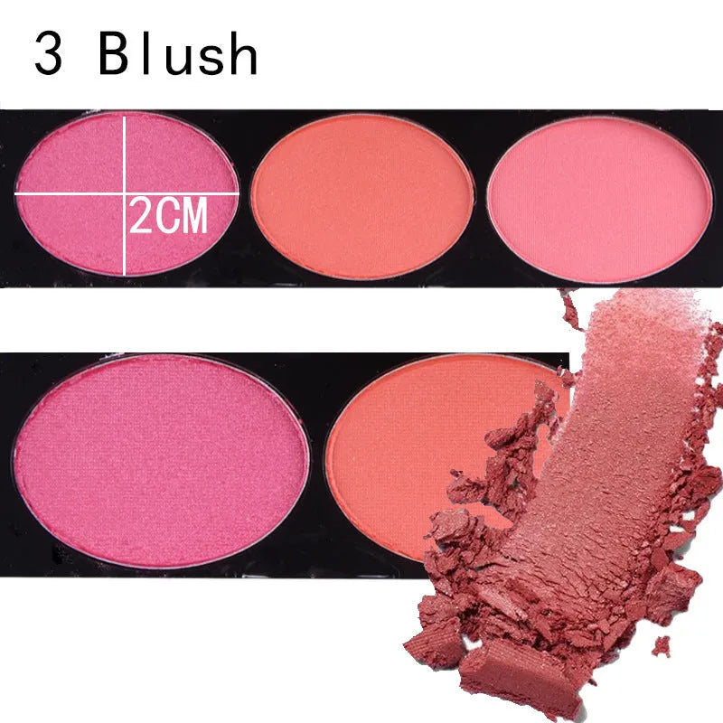 MISS ROSE 144 Colour 3-in-1 eyeshadow blush eyebrow makeup palette