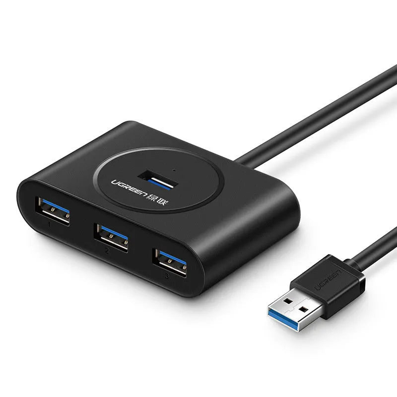 Black USB 3.0 extender adapter set with multiple cable length options for desktop computer connectivity