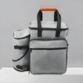 Dog travel bag in plain pattern made from Oxford fabric with 43x24x54cm dimensions