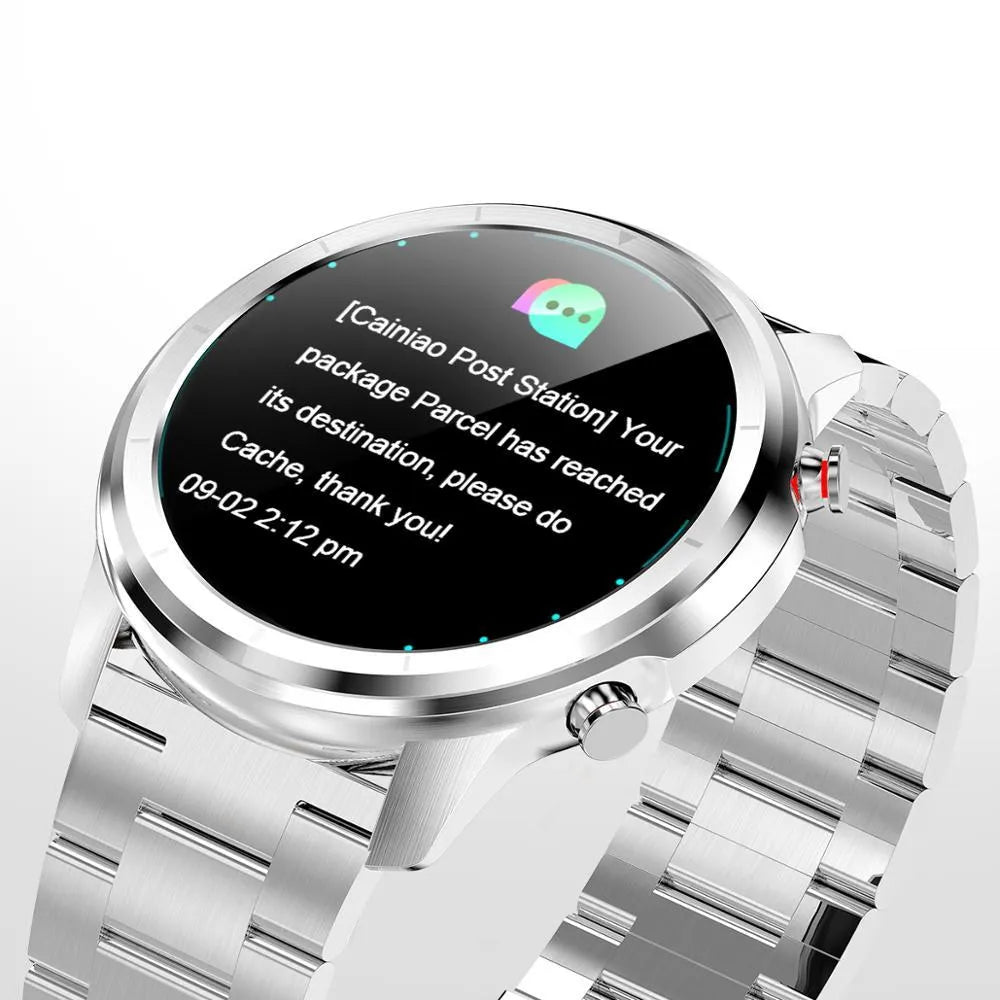 LEMFO LF26 smart bracelet with 1.3 inch display showing fitness tracking interface