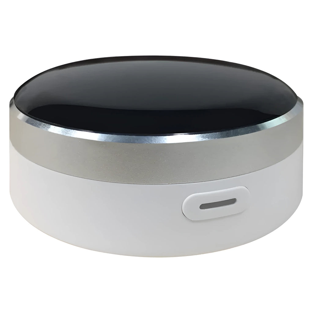 White infrared and RF combined remote control with extended wireless range