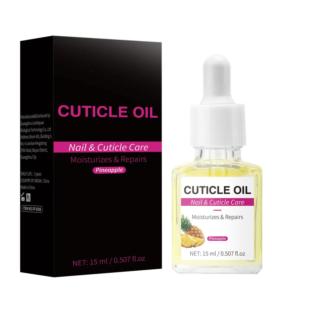 15ml bottle of moisturising nail cuticle oil with specification FP-E006-15ml.
