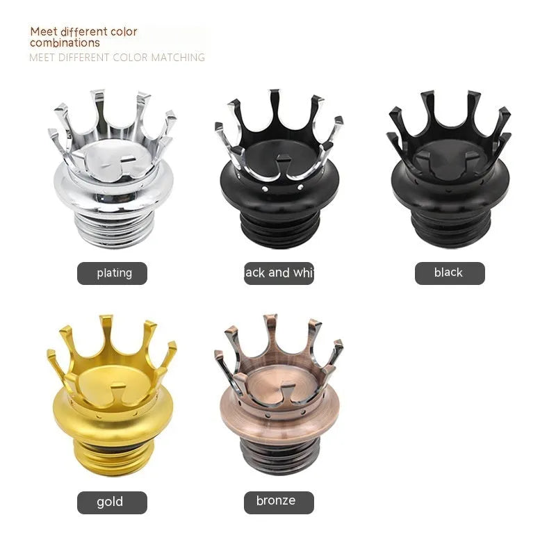 Aluminium motorcycle fuel tank cap cover for Harley Davidson models in multiple colour options.