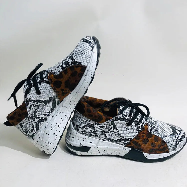 Women's casual suede sneakers with a wedge heel in various colour options