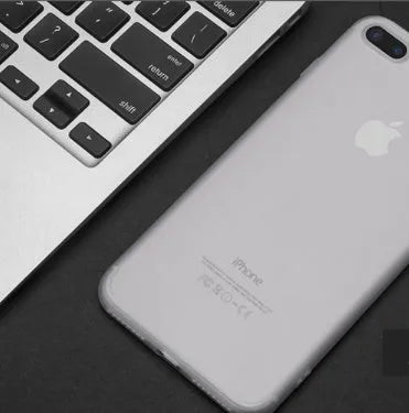 TPU silicone protective phone case for Apple iPhone in black, blue, red, or white.
