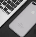 TPU silicone protective phone case for Apple iPhone in black, blue, red, or white.