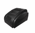 Bluetooth thermal receipt printer for takeaway orders, 58mm paper roll loaded, USB cable attached