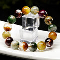 10mm crystal ball bracelet with colourful ghost cornucopia ethnic pattern