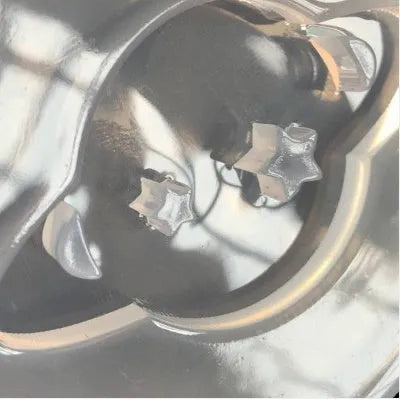 Silicone planet-shaped epoxy resin mould for crafting mirror-finish jewellery pendants