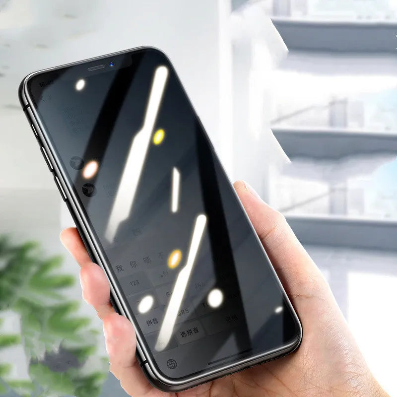 Tempered glass privacy screen protector for Apple iPhone 11 and X series models