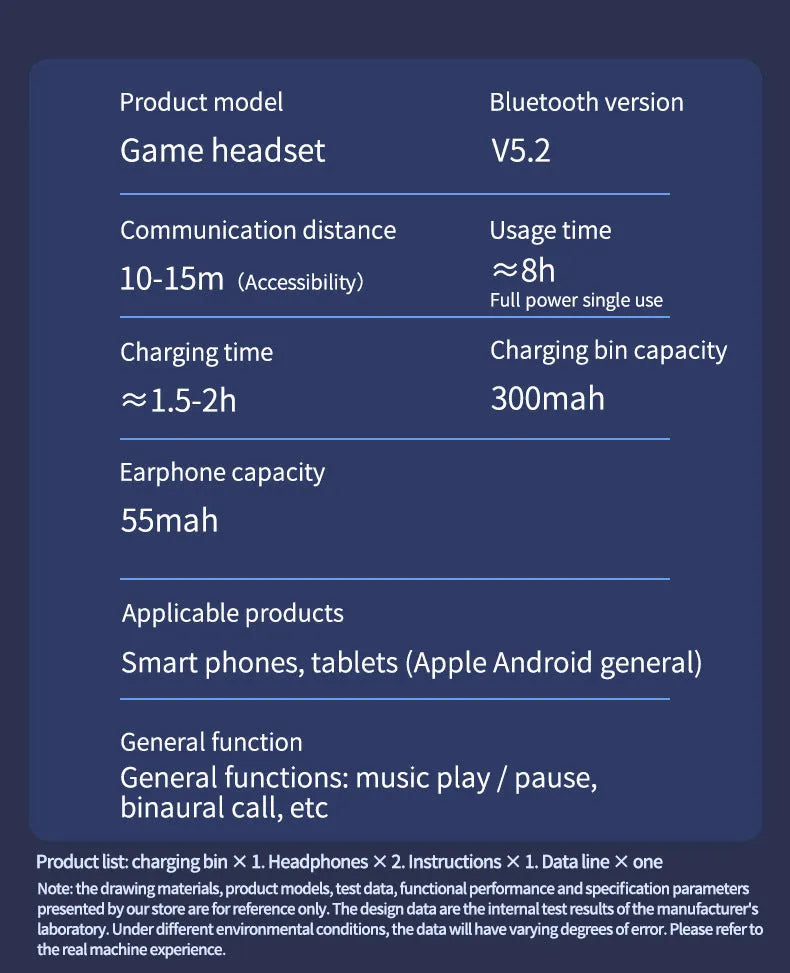 Black N35 wireless gaming Bluetooth headset with in-ear design showing gaming features