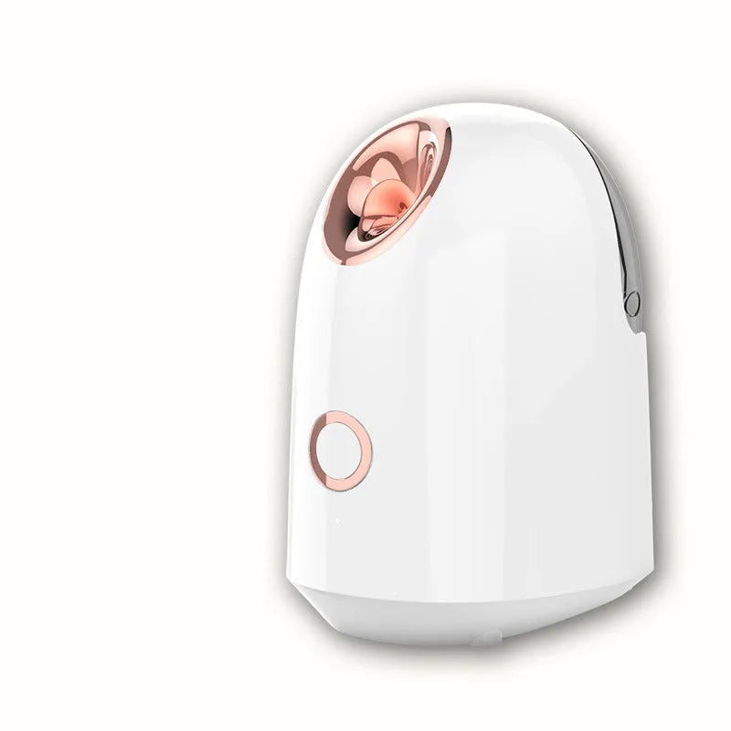 White steam facial spray hydration apparatus with 150ml water tank and 220V USA plug