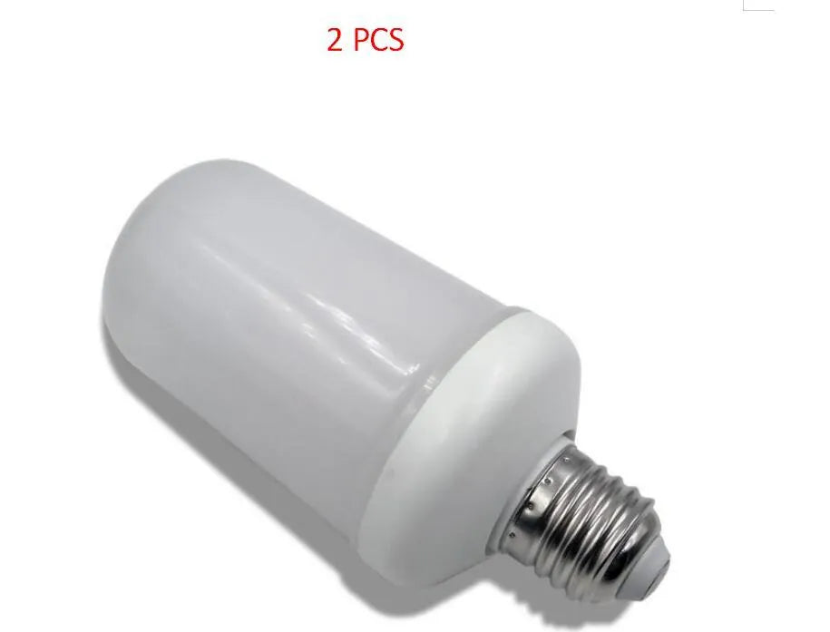 Atmosphere decorative flame effect LED bulb emitting a flickering fake fire light.