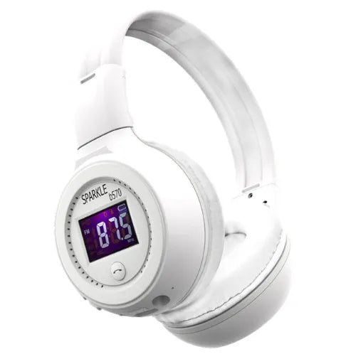 Fanatic B570 Bluetooth headset in headband style with volume controls and memory card slot