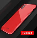Suntaiho magnetic adsorption phone case with tempered glass back for compatible iPhone models