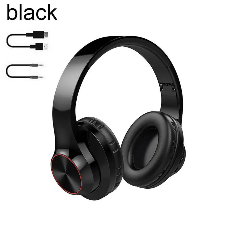 A11 wireless Bluetooth stereo headset in blue or white colour with bilateral design for head-mounted use