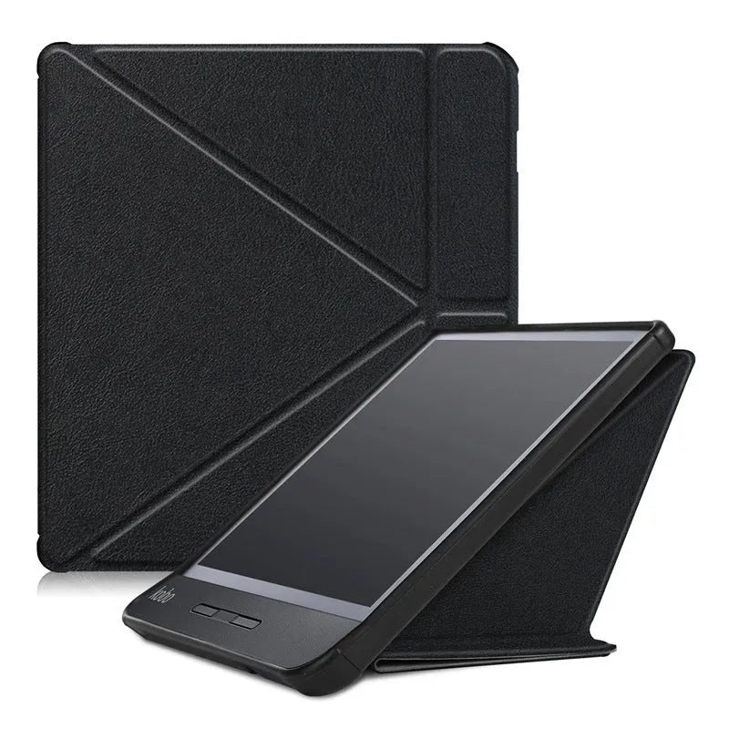 Kobo Forma 8 inch e-reader in leather anti-fall cover with sleep function, 183x167x17mm